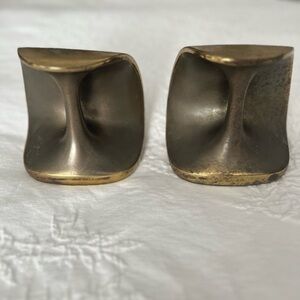 Vintage Brass Bookends